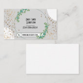 Glitter Stars Boho Wreath Visitekaartje (Voorkant / Achterkant)