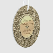 Glitter Stars Diamonds 50th Wedding Jubileum Ornament (voorkant)