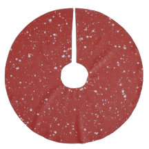 Glitter Stars - Silver Red