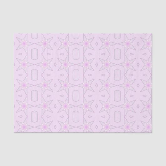 Glitter ster blush geometrisch tissuepapier (Voorkant)