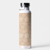 Glitter sterren op beige vaartuigen. waterfles (Rechts)