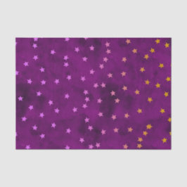 Glitter sterren op grijspapier tissuepapier