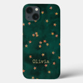 Glitter sterren op grunge paper Hoesje-Mate iPhone Case-Mate iPhone Case (Achterkant)