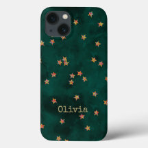 Glitter sterren op grunge paper Hoesje-Mate iPhone