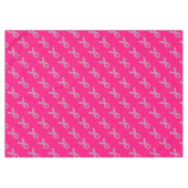 Glitter Stijl Roze Lint Bewustzijn Fuchsia Tafelkleed (Voorkant (Horizontaal))
