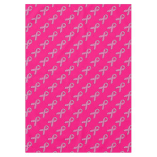 Glitter Stijl Roze Lint Bewustzijn Fuchsia Tafelkleed