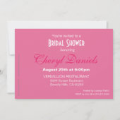 Glitter Stiletto Zebra roze zilver Kaart (Achterkant)