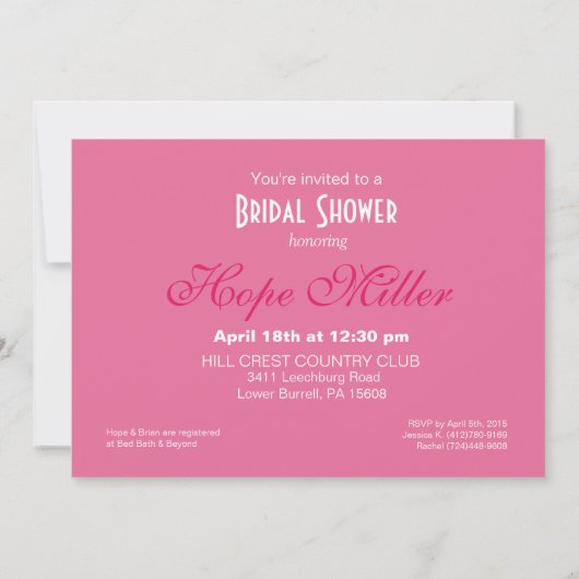 Glitter Stiletto Zebra roze zilver Kaart (Achterkant)