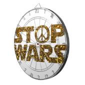 glitter stop oorlogen dartbord (Voorkant Rechts)