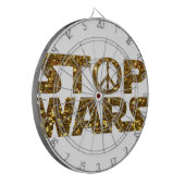 glitter stop oorlogen dartbord (Voorkant Links)