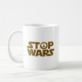 glitter stop oorlogen koffiemok (Links)