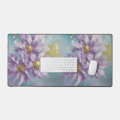 Glitter Storm Fantasy Flowers Bureaumat (Keyboard & Muis)