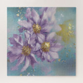 Glitter Storm Fantasy Flowers Legpuzzel (Horizontaal)