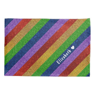 Glitter Striped Kussensloop