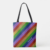 Glitter Striped Tote Bag (Achterkant)