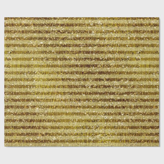 Glitter Stripes Cadeaupapier (Vlak)