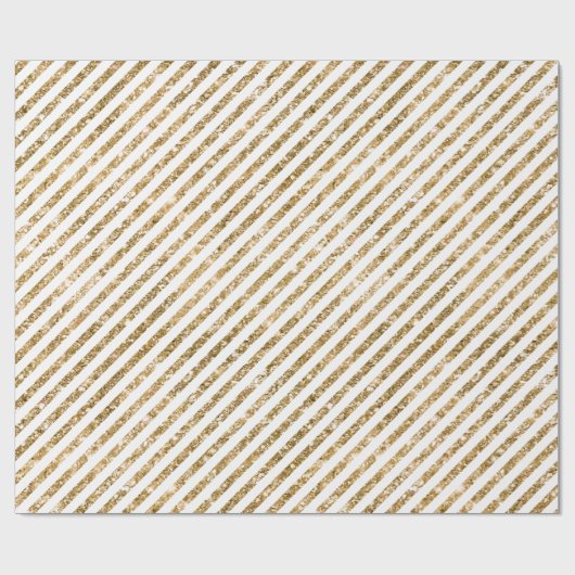 Glitter Stripes Cadeaupapier (Vlak)