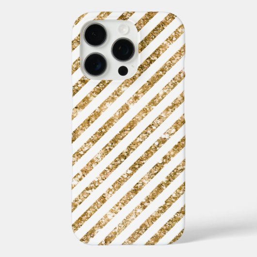Glitter Stripes Case-Mate iPhone Case (Achterkant)