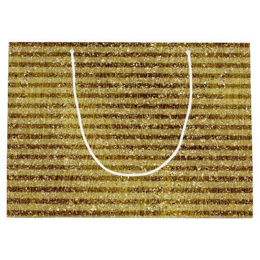 Glitter Stripes Large Cadeautasje (Voorkant)