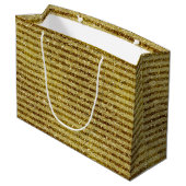 Glitter Stripes Large Cadeautasje (Achterkant Gekanteld)