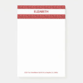 Glitter Stripes Post-it® Notes (Voorkant)