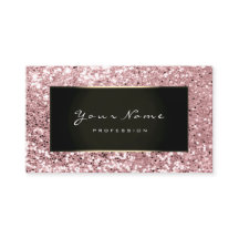 Glitter Stylist Mode Blogge Black Pink Rose