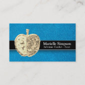 Glitter Substituut kleuterschool leraar Professor Visitekaartje (Voorkant)