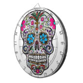 glitter Sugar Skull Dartbord (Voorkant Rechts)