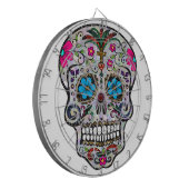 glitter Sugar Skull Dartbord (Voorkant Links)