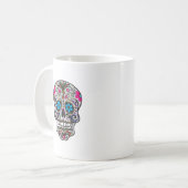 glitter Sugar Skull Koffiemok (Voorkant links)