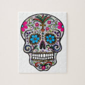 glitter Sugar Skull Legpuzzel (Verticaal)