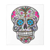 glitter Sugar Skull Notitieblok (Voorkant)