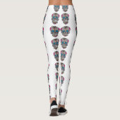 glitter Sugar Skull-peulen Leggings (Achterkant)