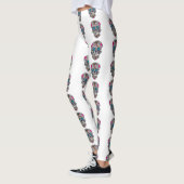 glitter Sugar Skull-peulen Leggings (Links)