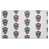 glitter Sugar Skull stof (Fat Quarter)