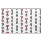 glitter Sugar Skull stof (Yard (91,4 cm))