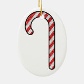 Glitter Suikerstok Keramisch Ornament (Achterkant)