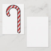 Glitter Suikerstok Notitiekaartje (Voorkant / Achterkant)