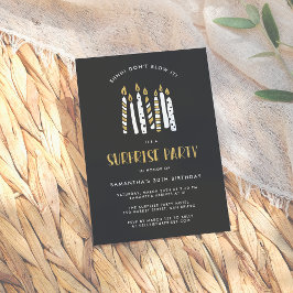 Glitter Surprise Birthday Party (Gouden Glitter Ve Aankondiging