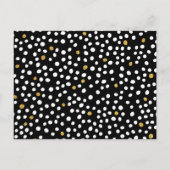 Glitter Surprise Birthday Party (Gouden Glitter Ve Uitnodiging Briefkaart (Achterkant)