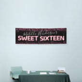 Glitter Sweet Sixteen 16th Birthday Party Banner (Beurs)