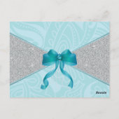 Glitter, Sweet Sixteen Dank je wel kaarten (Achterkant)