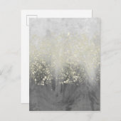 Glitter Swirl Briefkaart (Voorkant / Achterkant)
