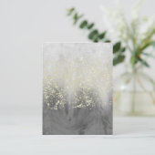 Glitter Swirl Briefkaart (Staand voorkant)