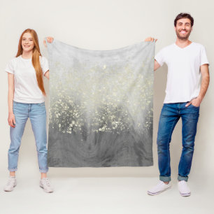Glitter Swirl Fleece Deken