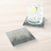 Glitter Swirl Glazen Onderzetter (Schuin)