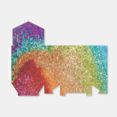 Glitter Swirl, regenboogstraal voor games Bedankdoosjes (Uitgevouwen)