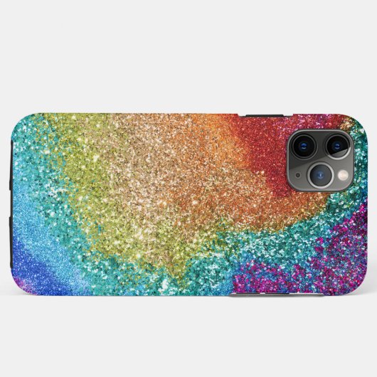 Glitter Swirl, regenboogstraal voor games Case-Mate iPhone Case (Achterkant (horizontaal))