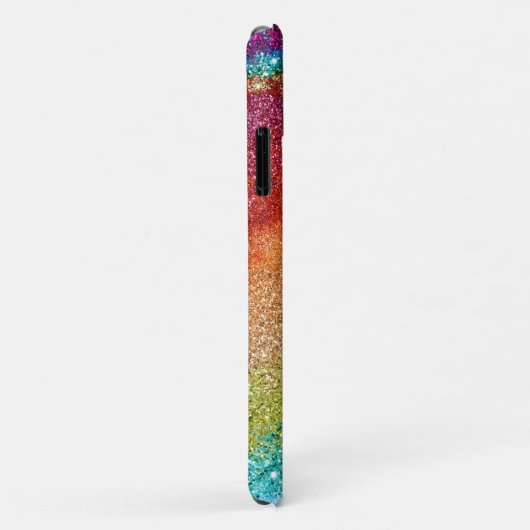 Glitter Swirl, regenboogstraal voor games Case-Mate iPhone Case (Achterkant/rechts)