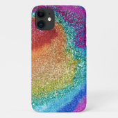 Glitter Swirl, regenboogstraal voor games Case-Mate iPhone Case (Achterkant)